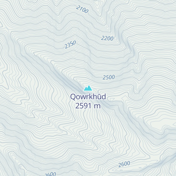 Map of Qowrkhūd