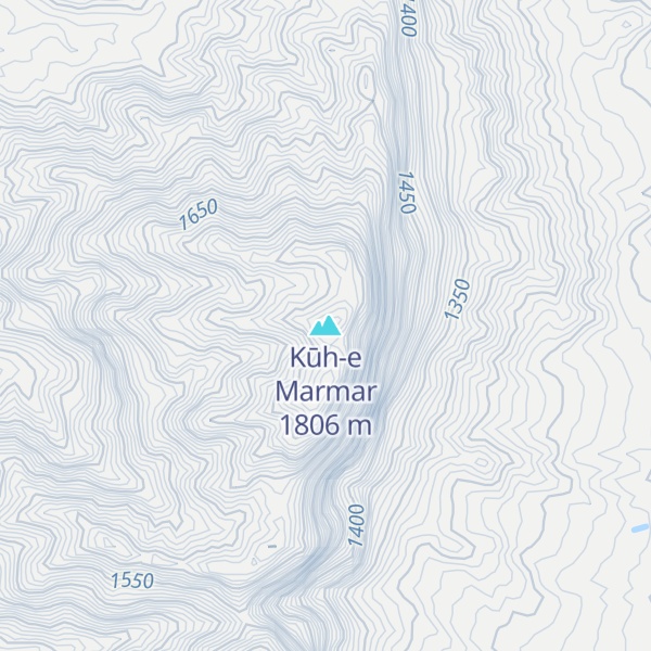 Map of Kūh-e Marmar