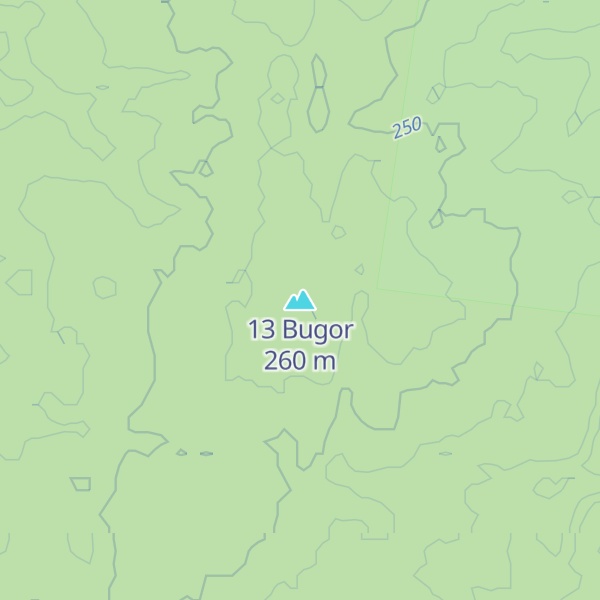 Map of 13 Bugor