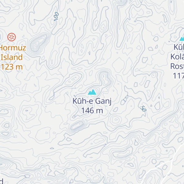Map of Kūh-e Ganj