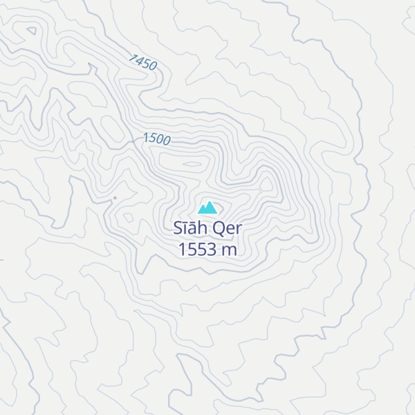 Map of Sīāh Qer