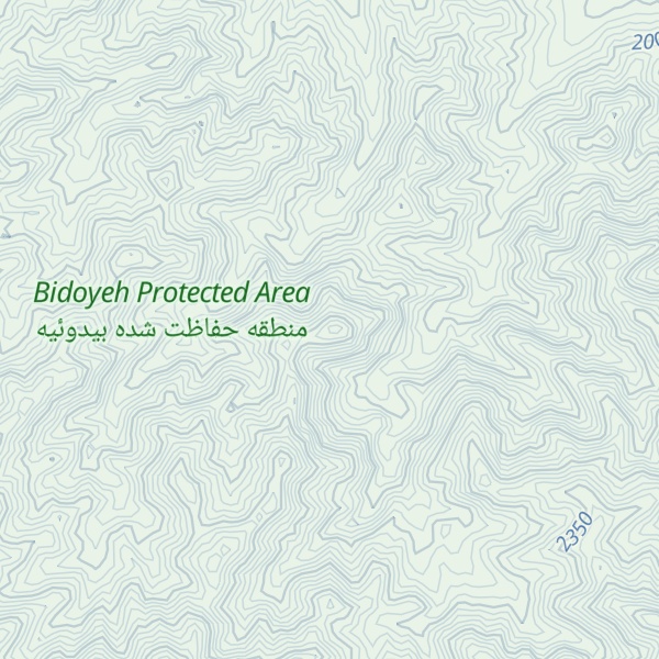 Map of Kūh-e Bīdū