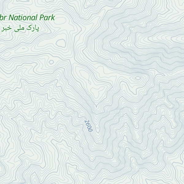 Map of Kūh-e Mazār