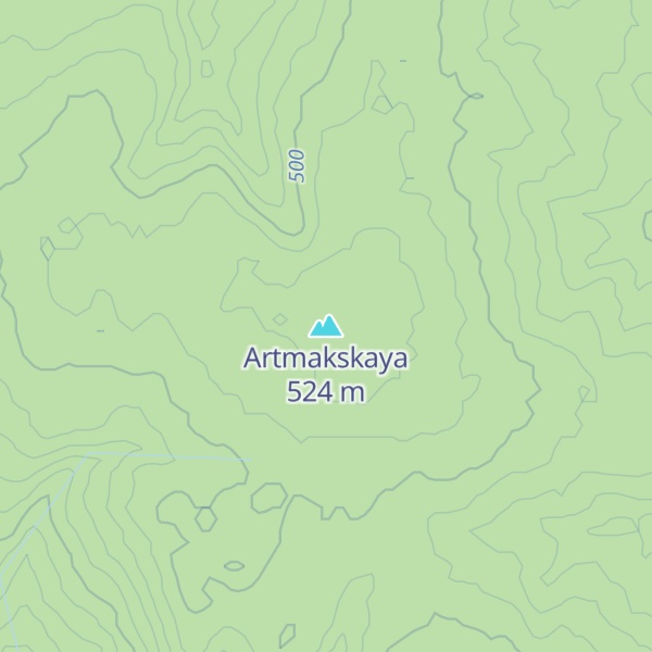 Map of Artmakskaya