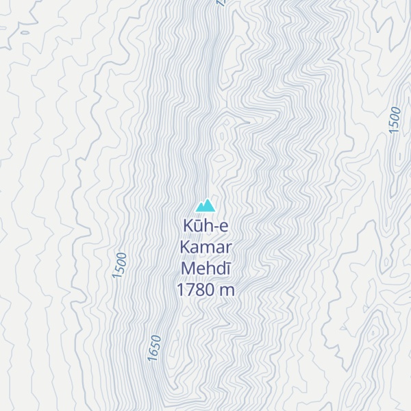 Map of Kūh-e Kamar Mehdī