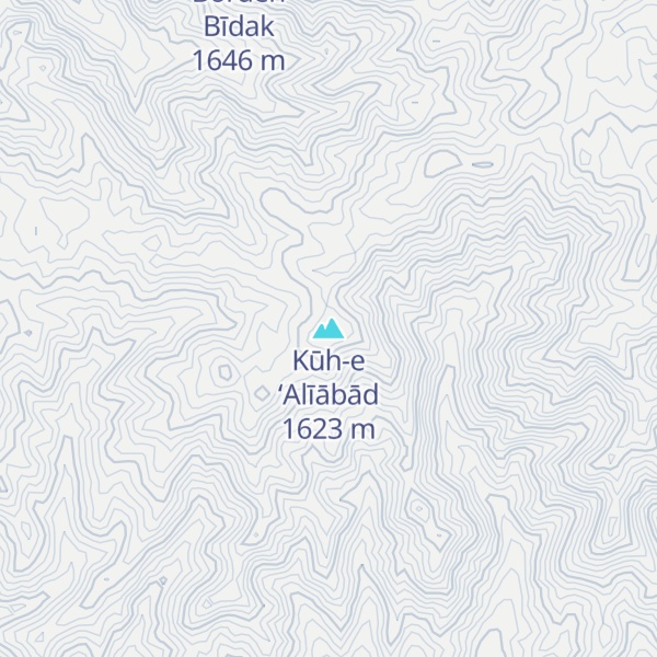 Map of Kūh-e ‘Alīābād
