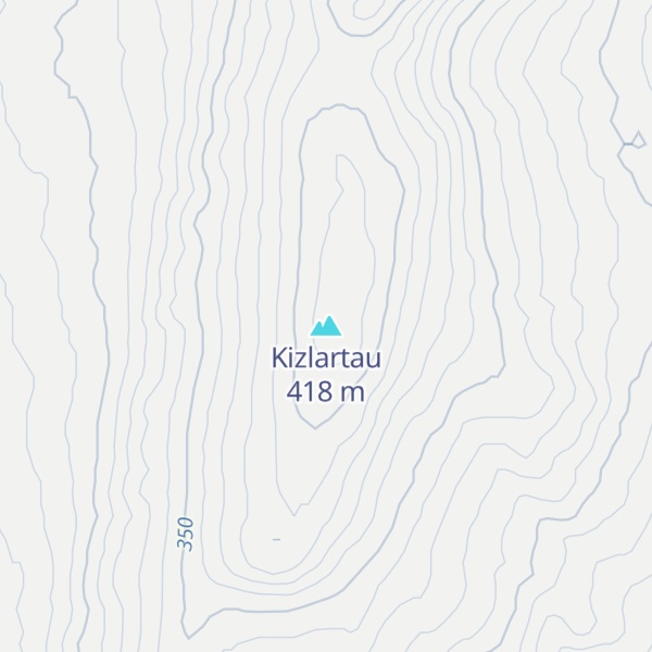 Map of Kizlartau