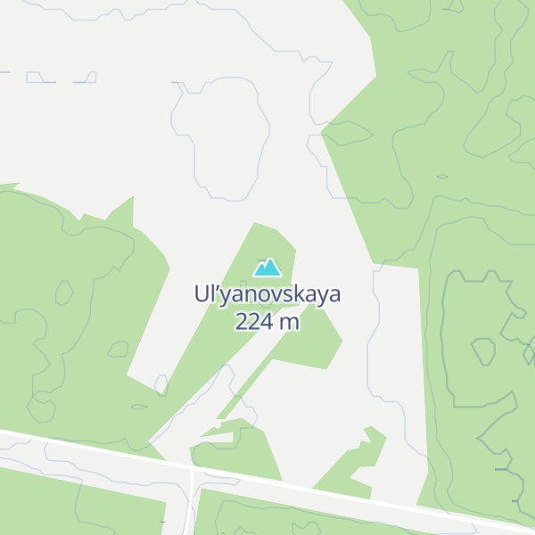 Map of Ul’yanovskaya