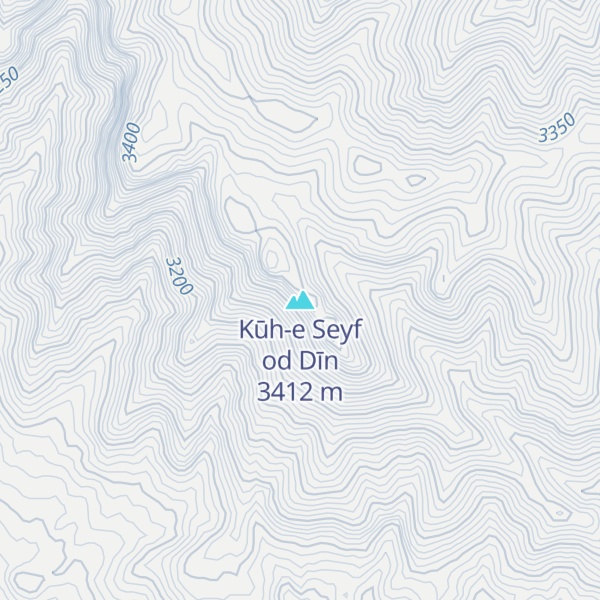 Map of Kūh-e Seyf od Dīn