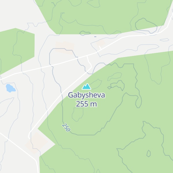 Map of Gabysheva