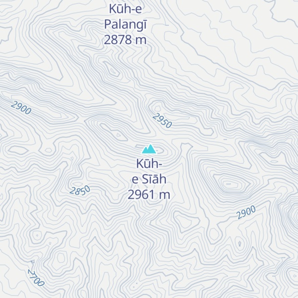 Map of Kūh-e Sīāh