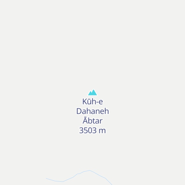 Map of Kūh-e Dahaneh Ābtar