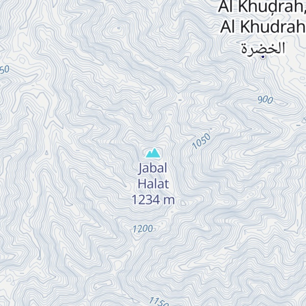 Map of Jabal Halat