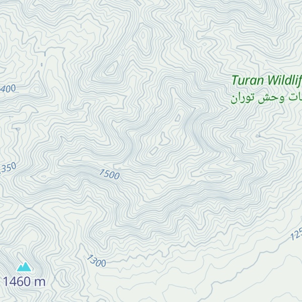 Map of Kūh-e Bozū
