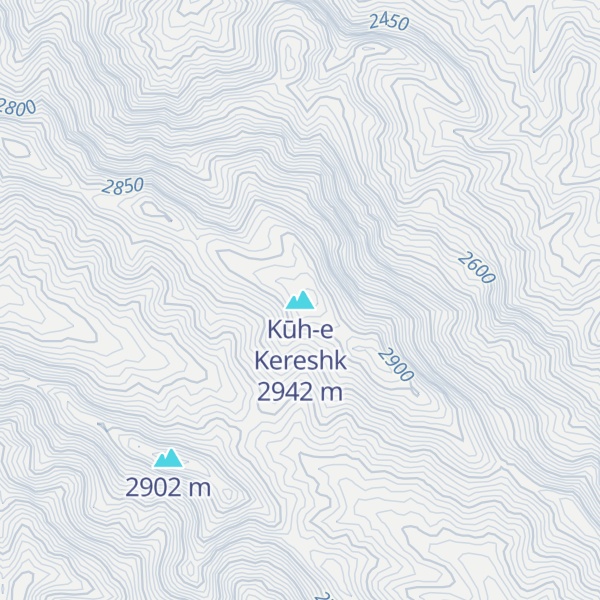 Map of Kūh-e Kereshk