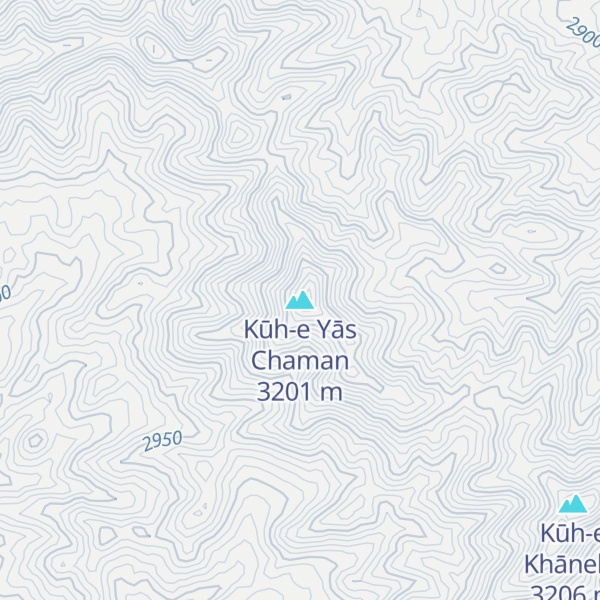 Map of Kūh-e Yās Chaman