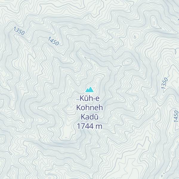 Map of Kūh-e Kohneh Kadū