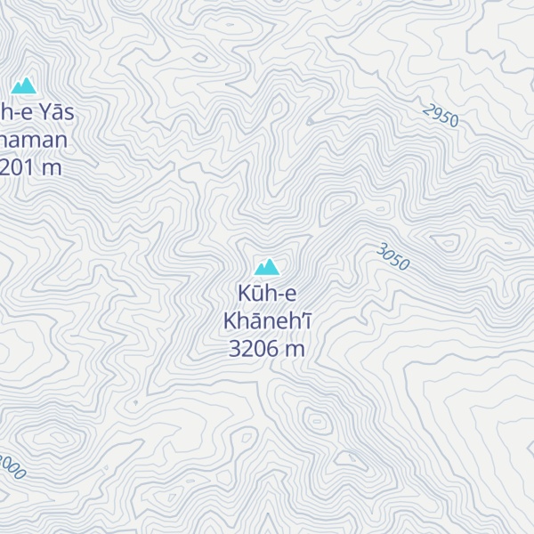 Map of Kūh-e Khāneh’ī