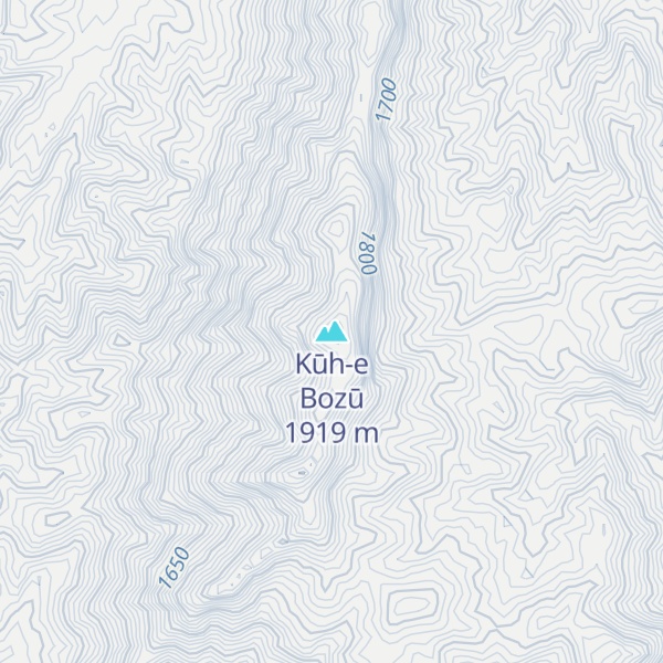 Map of Kūh-e Bozū