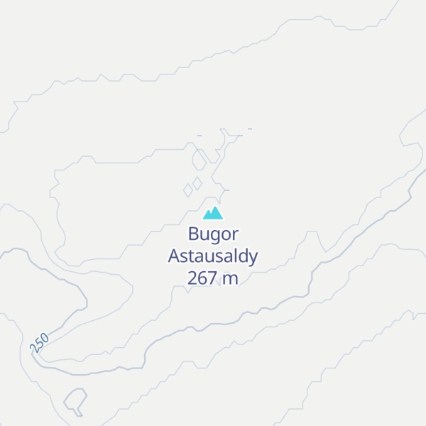 Map of Bugor Astausaldy