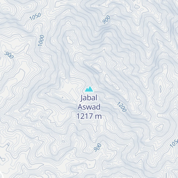 Map of Jabal Aswad