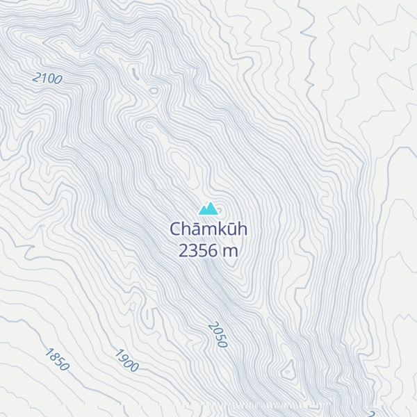 Map of Chāmkūh