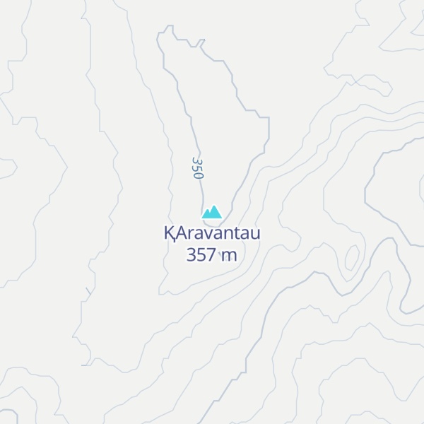 Map of ҚAravantau