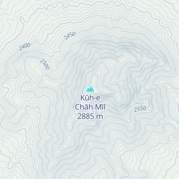 Map of کوه میل