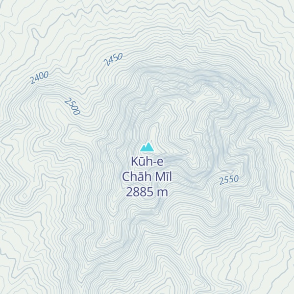 Map of Kūh-e Chāh Mīl