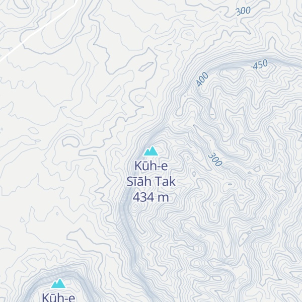 Map of Kūh-e Sīāh Tak