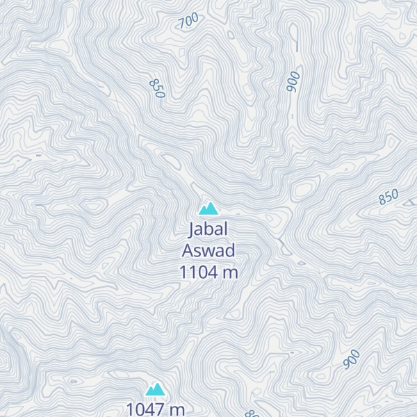 Map of Jabal Aswad