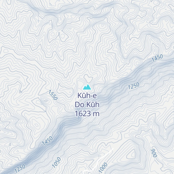 Map of Kūh-e Do Kūh