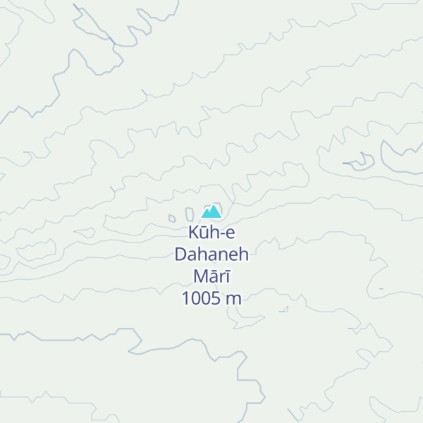 Map of Kūh-e Dahaneh Mārī