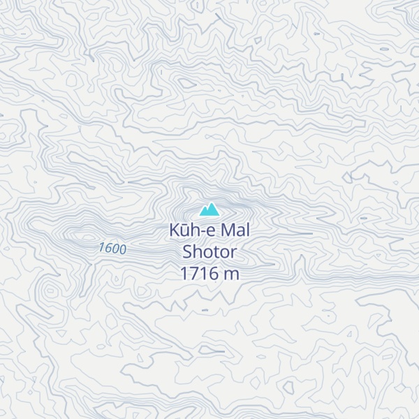 Map of Kūh-e Mal Shotor