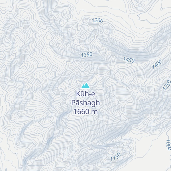 Map of Kūh-e Pāshagh