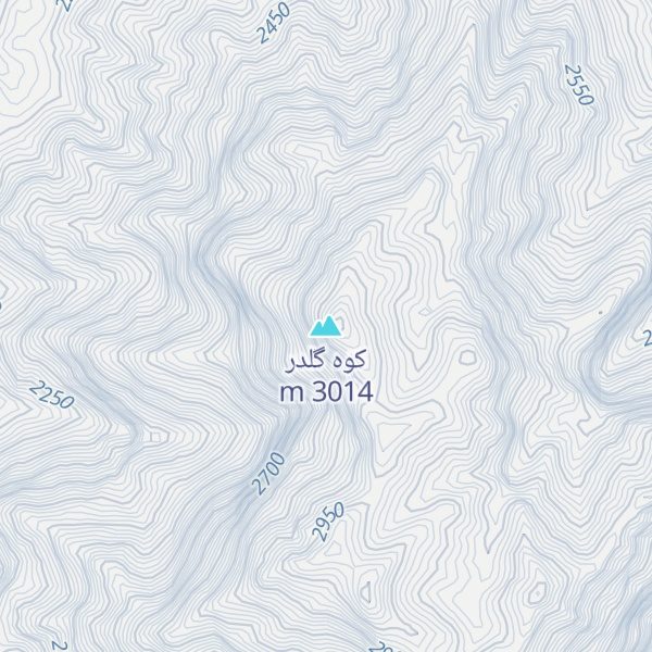 Map of کوه گلدر