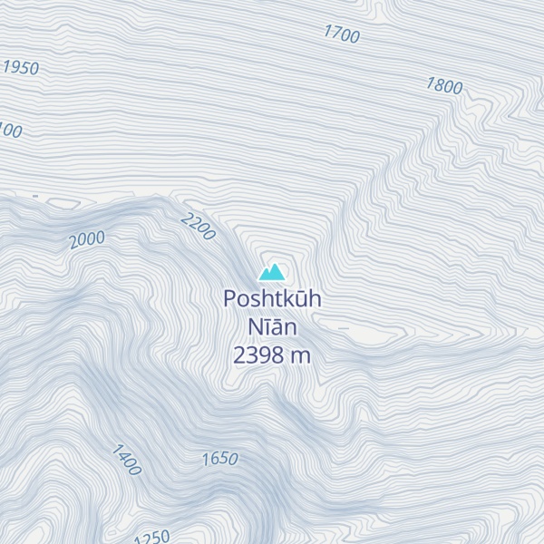 Map of Poshtkūh Nīān