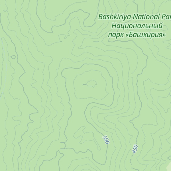 Map of Yamantau