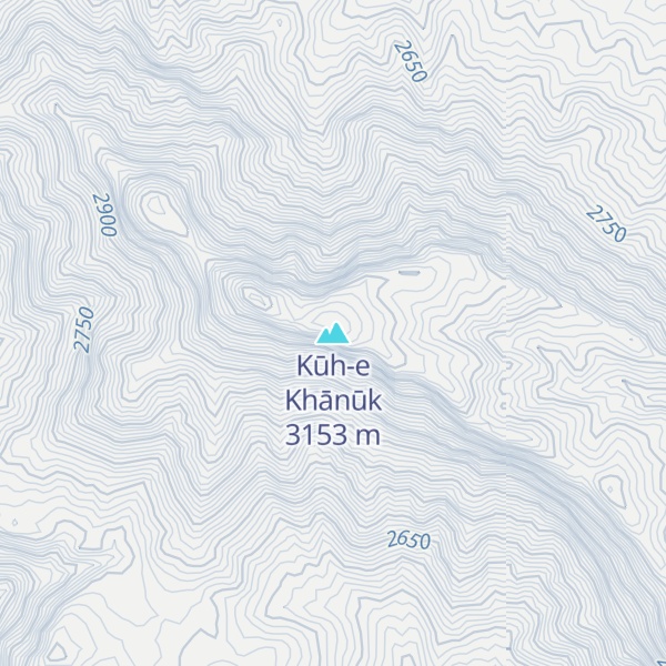 Map of Kūh-e Khānūk