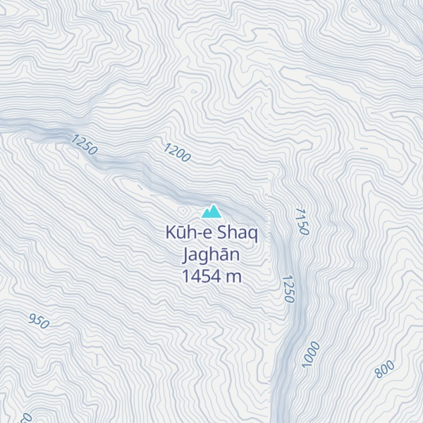Map of Kūh-e Shaq Jaghān