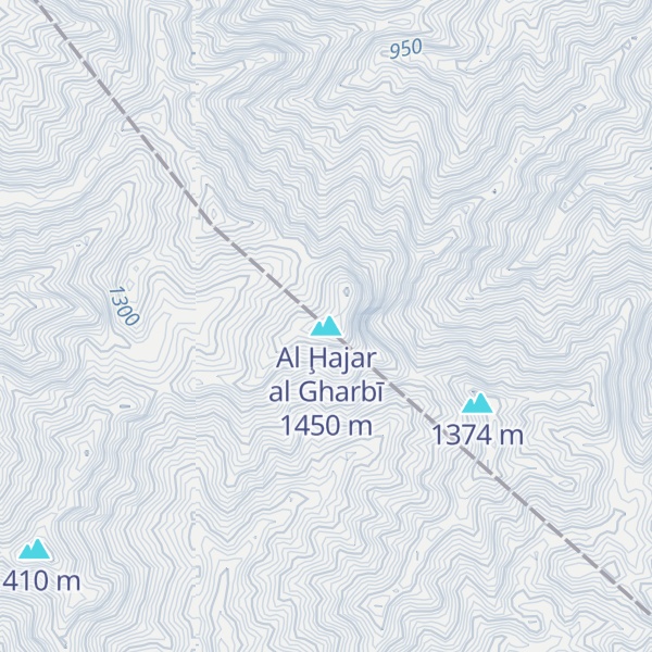 Map of Al Ḩajar al Gharbī