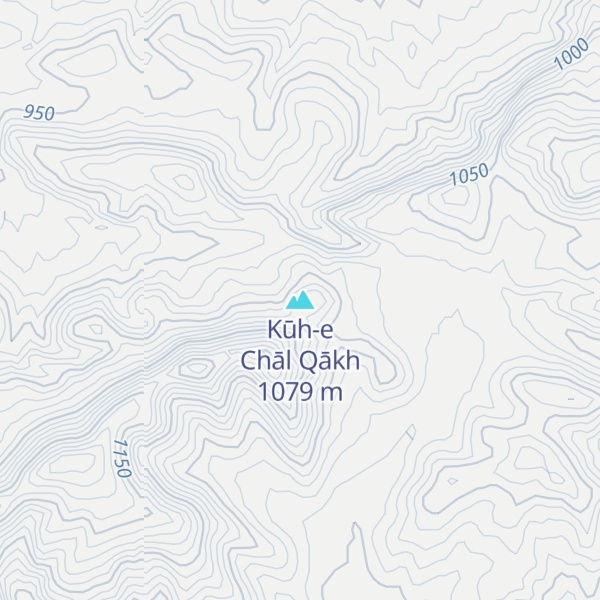 Map of Kūh-e Chāl Qākh