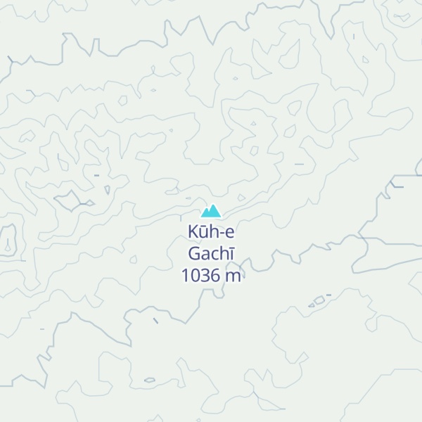 Map of Kūh-e Gachī