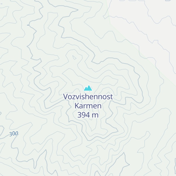 Map of Vozvishennost Karmen