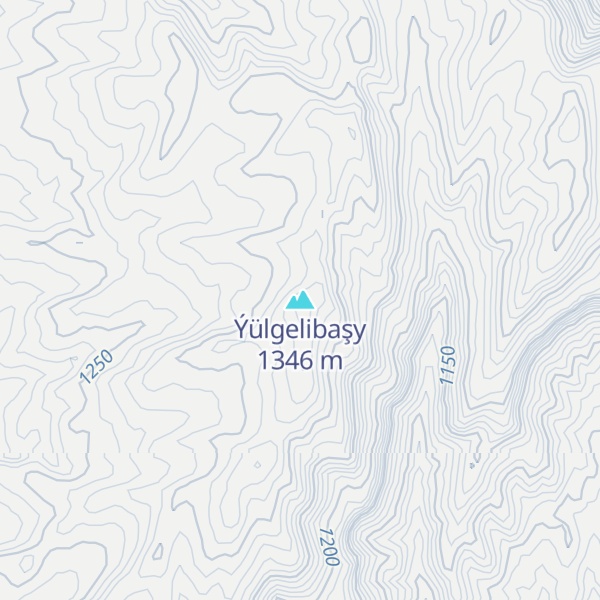 Map of Ýülgelibaşy
