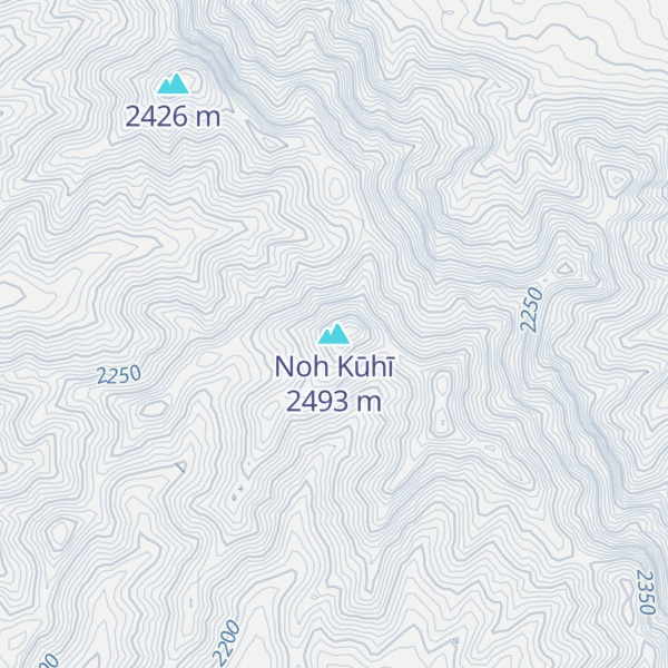 Map of Noh Kūhī
