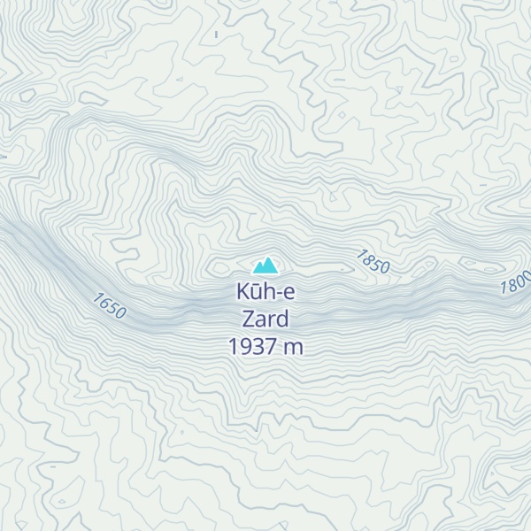 Map of Kūh-e Zard