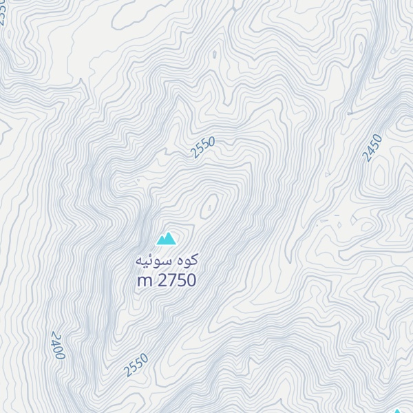 Map of Kūh-e Sū’īyeh