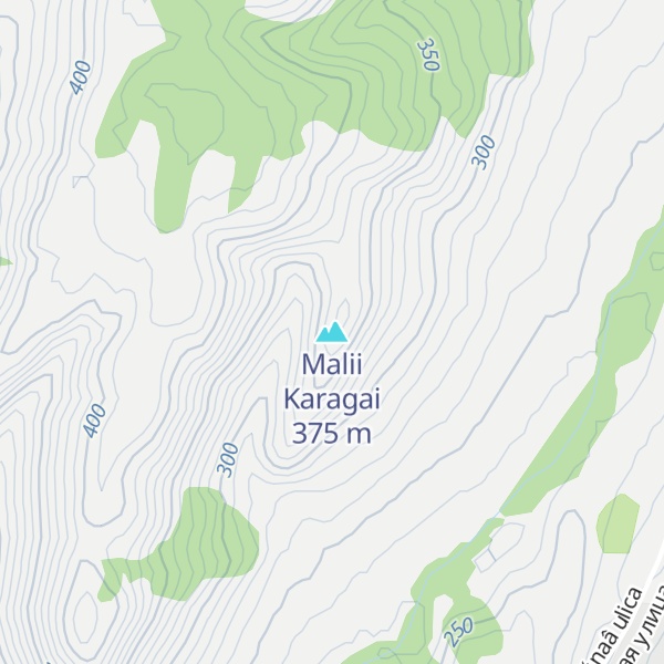 Map of Malii Karagai