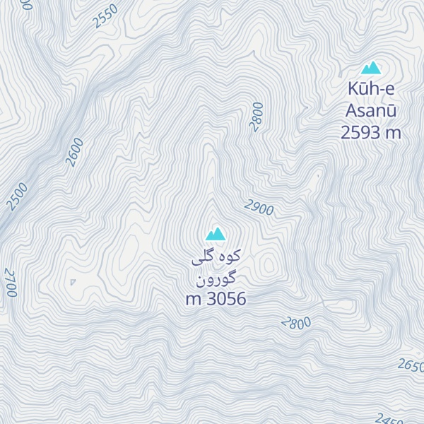 Map of Kūh-e Sanū